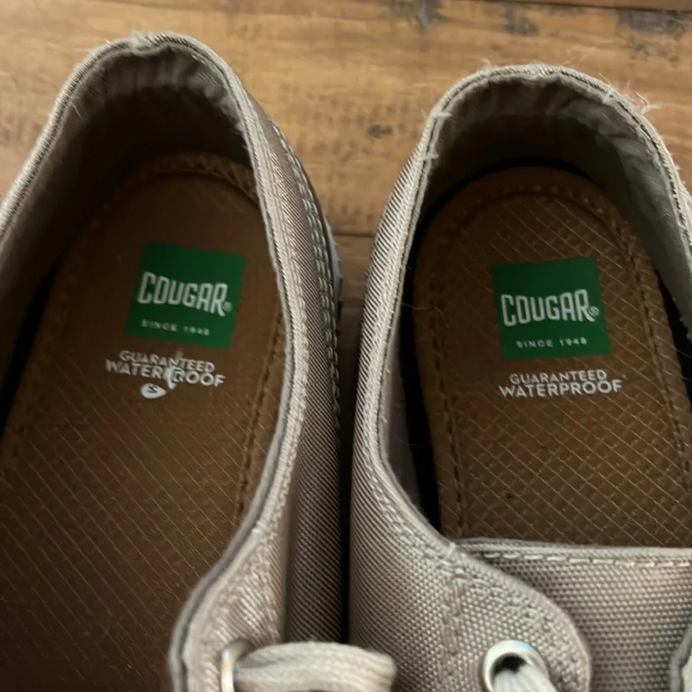 Cougar Green /Camel Lace Up Dash Duck Sneaker Size 10